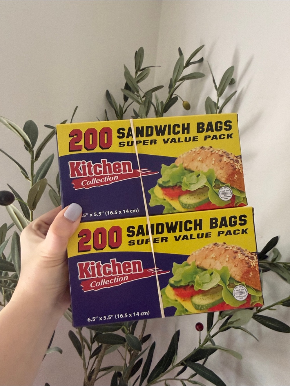 400 6.5”x5.5” Fold Top Clear Sandwich Bags Lunch or Shipping Bags 2 Boxes of 200 - Picture 2 of 2